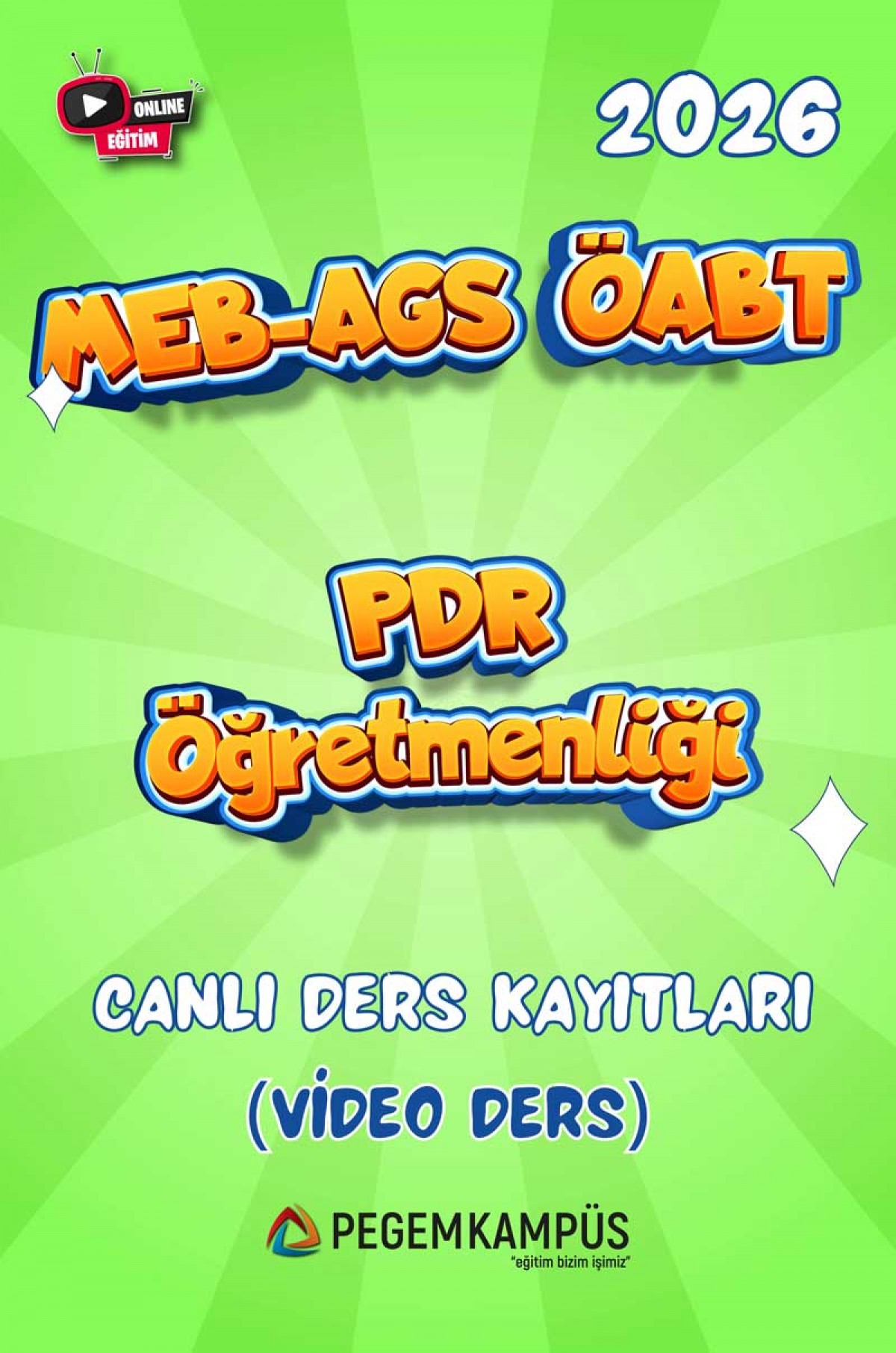 2026 MEB-AGS ÖABT Psikolojik Danışma ve Rehberlik Öğretmenliği Canlı Ders Kayıtları (Video Ders)