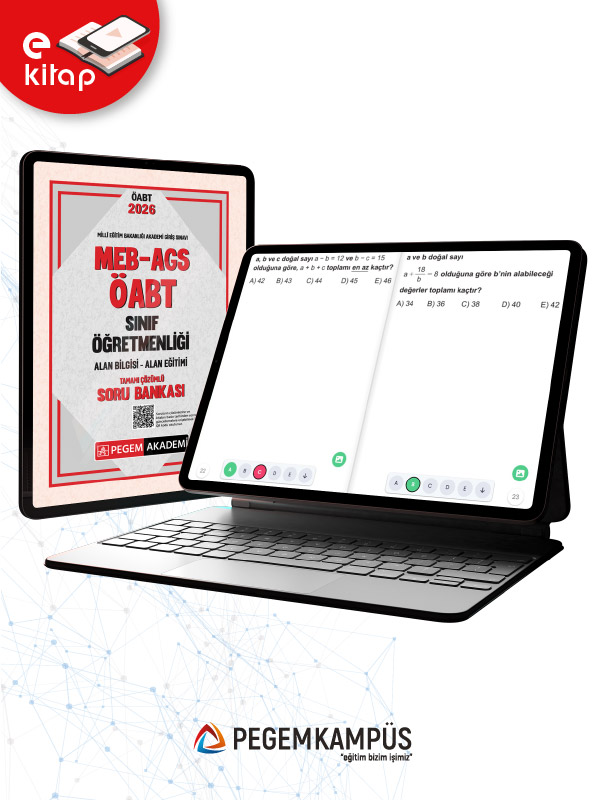 2026 MEB-AGS ÖABT Sınıf Öğretmenliği Tamamı Çözümlü E-Soru Bankası 2026 MEB-AGS ÖABT Sınıf Öğretmenliği Tamamı Çözümlü E-Soru Bankası