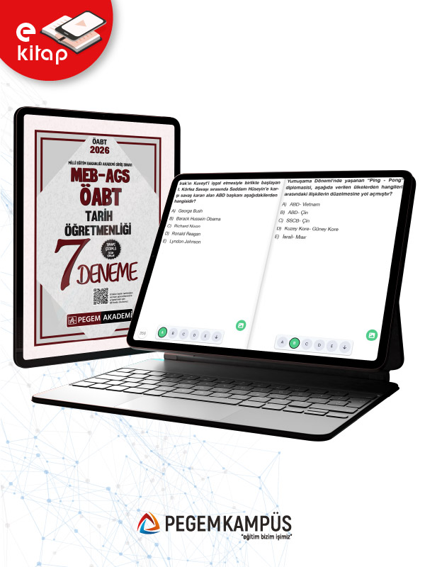 2026 MEB-AGS-ÖABT Tarih Öğretmenliği Tamamı Çözümlü 7 E-Deneme