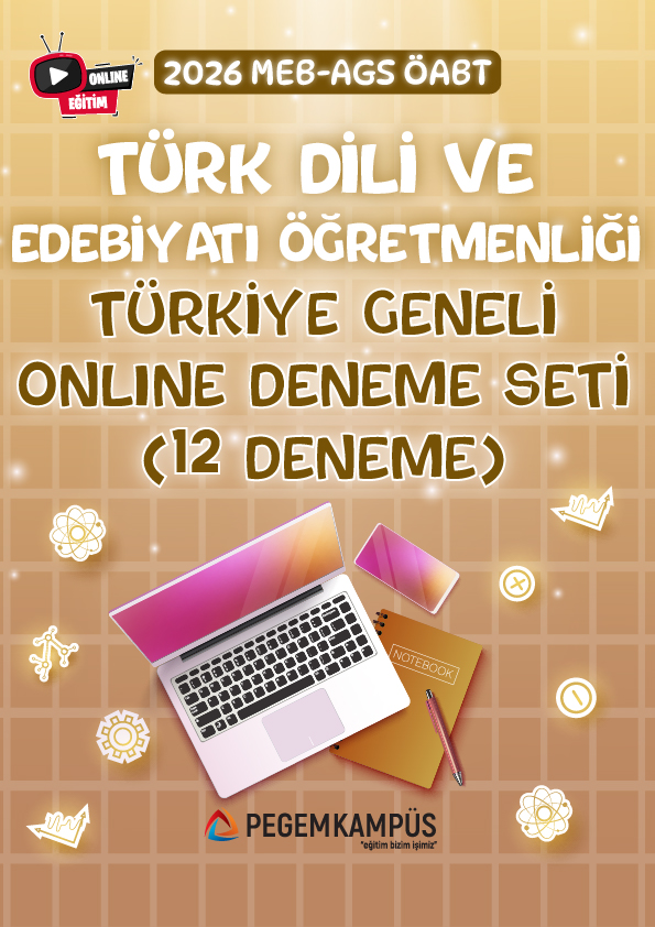 2026 MEB-AGS ÖABT Türk Dili ve Edebiyatı Öğretmenliği Türkiye Geneli Online Deneme Seti (12 Deneme) 2026 MEB-AGS ÖABT Türk Dili ve Edebiyatı Öğretmenliği Türkiye Geneli Online Deneme Seti (12 Deneme)