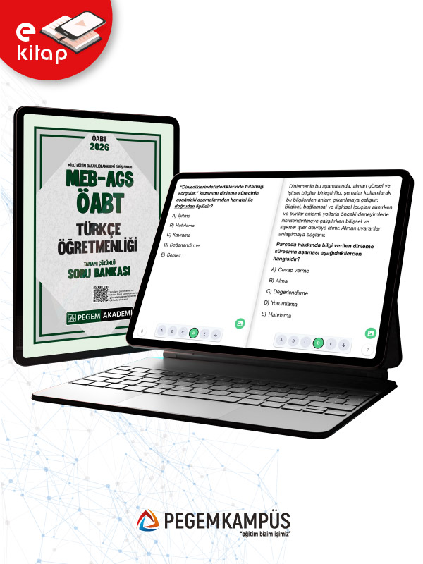 2026 MEB-AGS ÖABT Türkçe Öğretmenliği Tamamı Çözümlü E-Soru Bankası 2026 MEB-AGS ÖABT Türkçe Öğretmenliği Tamamı Çözümlü E-Soru Bankası