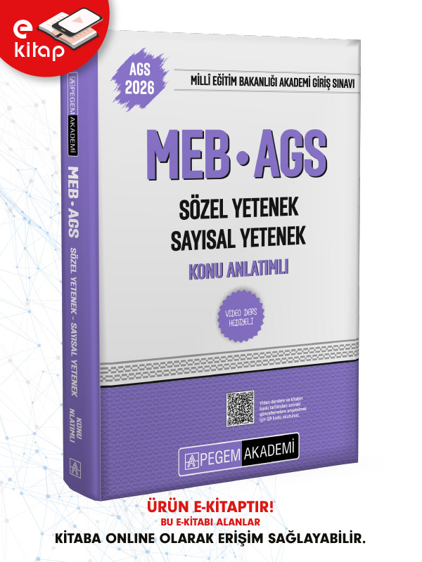 2026 MEB-AGS Sözel Yetenek-Sayısal Yetenek Konu Anlatımlı