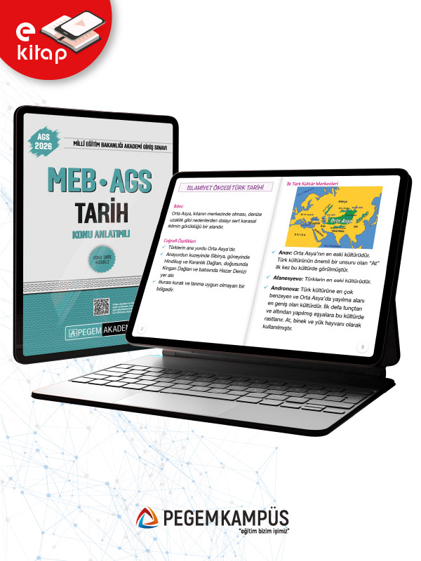2026 MEB-AGS Tarih Konu Anlatımlı E-Kitap