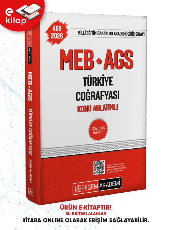2026 MEB-AGS Türkiye Coğrafyası Konu Anlatımlı E-Kitap