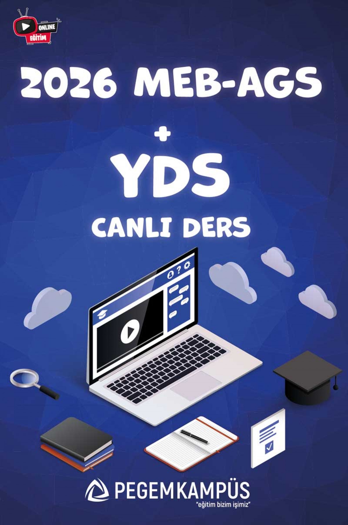 2026 MEB-AGS + YDS Canlı Dersler + Ders İzleme Defteri + Soru Bankası 2026 MEB-AGS + YDS Canlı Dersler + Ders İzleme Defteri + Soru Bankası