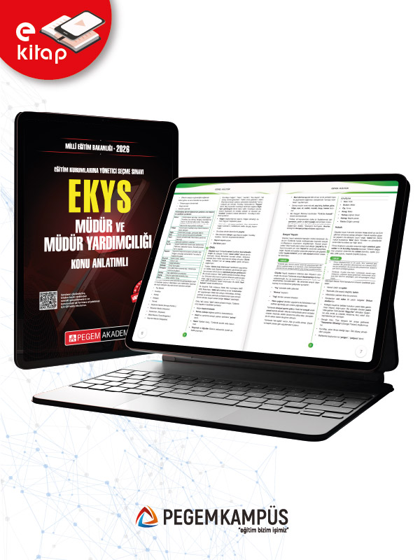 2026 Millî Eğitim Bakanlığı Eğitim Kurumlarına Yönetici Seçme Sınavı (EKYS) Müdür ve Müdür Yardımcılığı Konu Anlatımlı E-Kitap