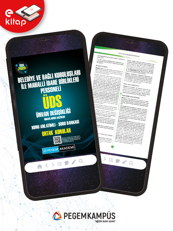2026 ÜDS Belediye ve Bağlı Kuruluşları İle Mahalli İdare Birlikleri Personeli ÜDS Sınavlarına Hazırlık Konu Anlatımlı Soru Bankası ORTAK KONULAR E-Kitap 2026 ÜDS Belediye ve Bağlı Kuruluşları İle Mahalli İdare Birlikleri Personeli ÜDS Sınavlarına Hazırlık Konu Anlatımlı Soru Bankası ORTAK KONULAR E-Kitap