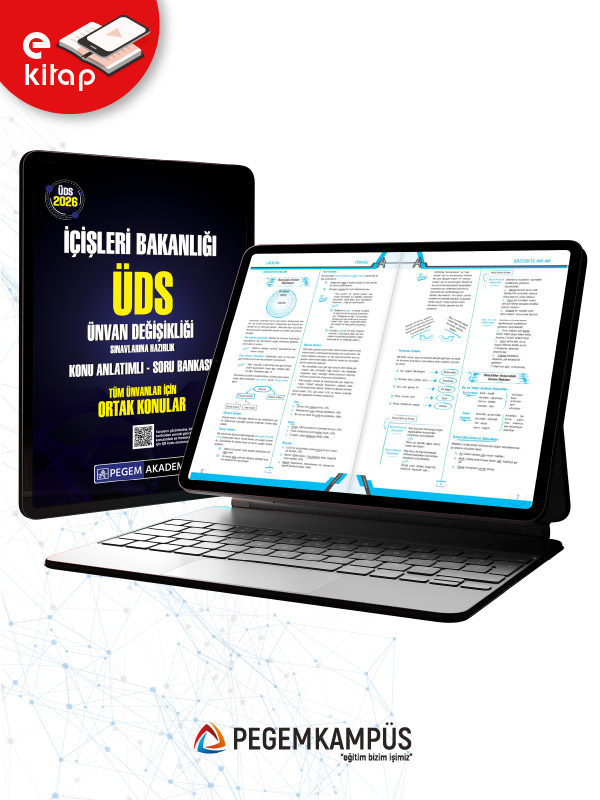 2026 ÜDS İçişleri Bakanlığı Ünvan Değişikliği Sınavlarına Hazırlık Konu Anlatımlı Soru Bankası Tüm Ünvanlar İçin Ortak Konular E-Kitap 2026 ÜDS İçişleri Bakanlığı Ünvan Değişikliği Sınavlarına Hazırlık Konu Anlatımlı Soru Bankası Tüm Ünvanlar İçin Ortak Konular E-Kitap