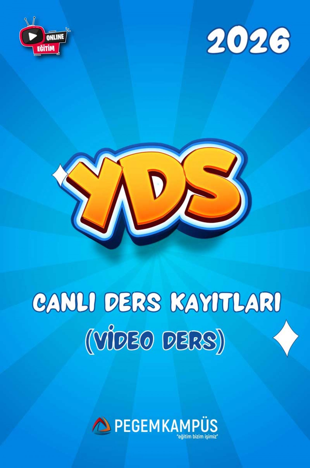 2026 YDS Canlı Ders Kayıtları (Video Ders)