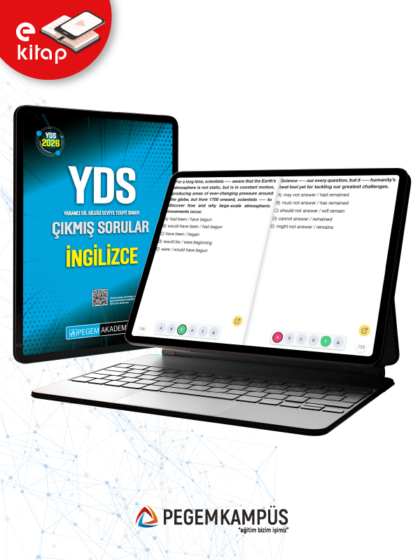2026 YDS İngilizce Çıkmış Sorular E-Kitap