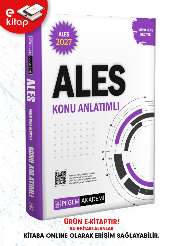 2027 ALES Konu Anlatımlı E-Kitap (Video Ders Hediyeli)