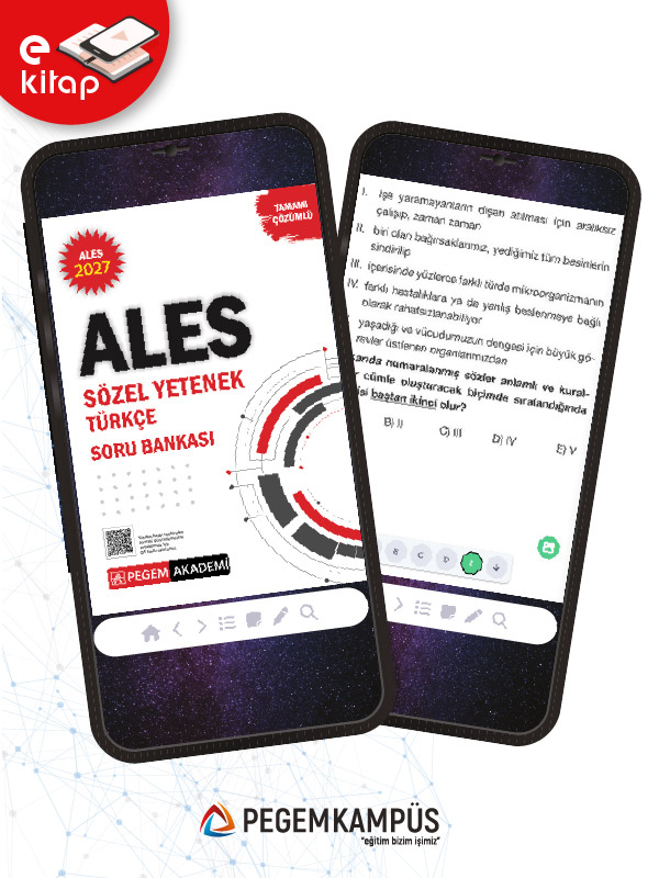 2027 ALES Sözel Yetenek Türkçe Tamamı Çözümlü E-Soru Bankası 2027 ALES Sözel Yetenek Türkçe Tamamı Çözümlü E-Soru Bankası