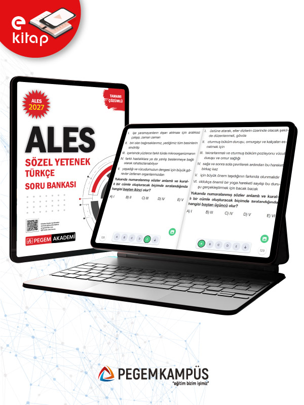 2027 ALES Sözel Yetenek Türkçe Tamamı Çözümlü E-Soru Bankası 2027 ALES Sözel Yetenek Türkçe Tamamı Çözümlü E-Soru Bankası