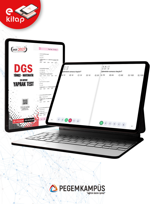 2027 DGS Türkçe-Matematik Çek Kopart Yaprak Test E-Kitap 2027 DGS Türkçe-Matematik Çek Kopart Yaprak Test E-Kitap