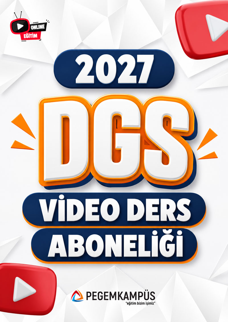 2027 DGS Video Ders Aboneliği