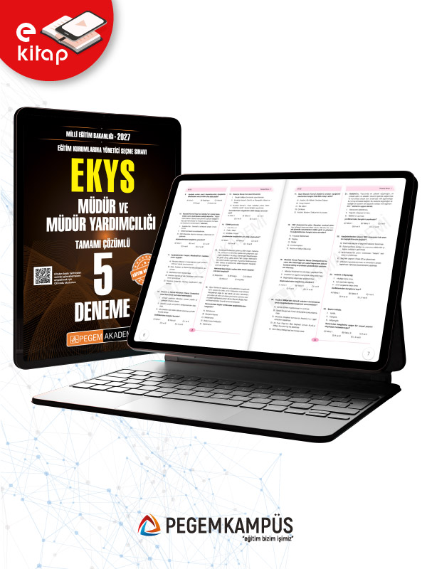 2027 EKYS MEB Müdür ve Müdür Yardımcılığı 5 Deneme E-Kitap 2027 EKYS MEB Müdür ve Müdür Yardımcılığı 5 Deneme E-Kitap