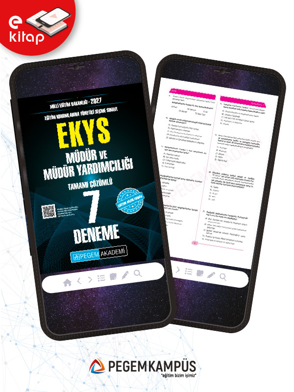 2027 EKYS MEB Müdür ve Müdür Yardımcılığı 7 Deneme E-Kitap