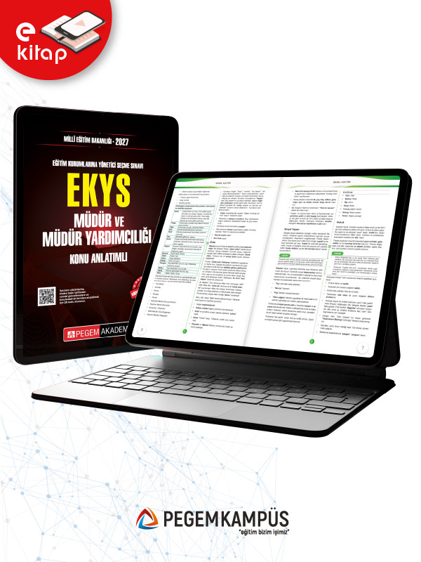 2027 EKYS MEB Müdür ve Müdür Yardımcılığı Konu Anlatımlı E-Kitap