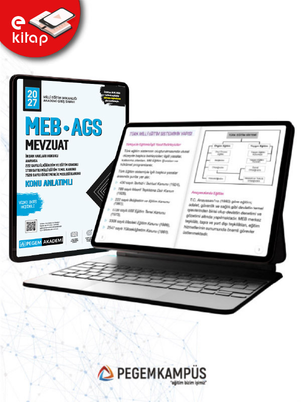 2027 MEB-AGS Mevzuat Konu Anlatımlı E-Kitap