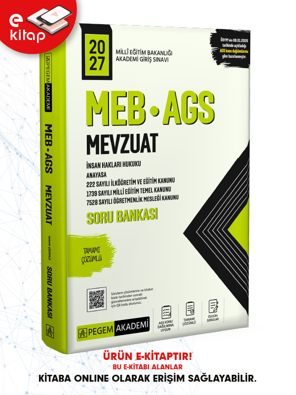 2027 MEB-AGS Mevzuat Tamamı Çözümlü E-Soru Bankası