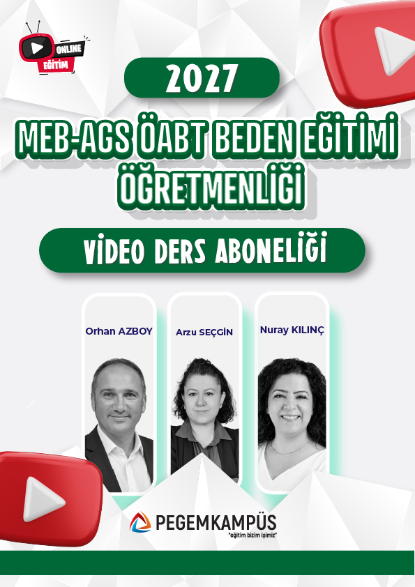 2027 MEB-AGS ÖABT Beden Eğitimi Öğretmenliği Video Ders Aboneliği