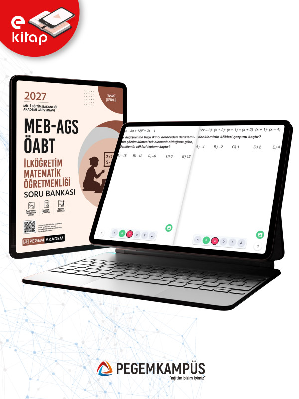 2027 MEB-AGS ÖABT İlköğretim Matematik Öğretmenliği E-Soru Bankası