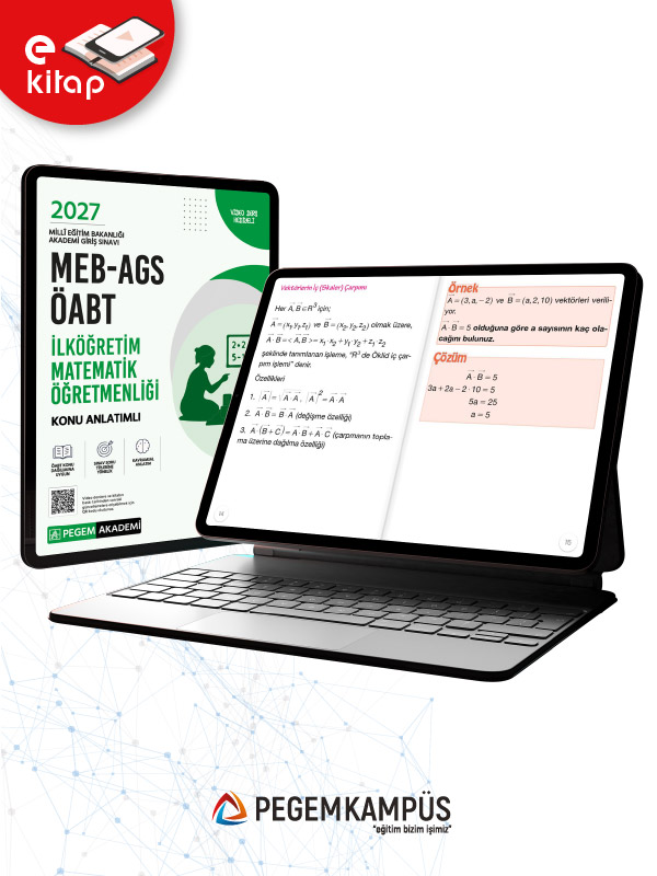 2027 MEB-AGS ÖABT İlköğretim Matematik Öğretmenliği Konu Anlatımlı E-Kitap Seti