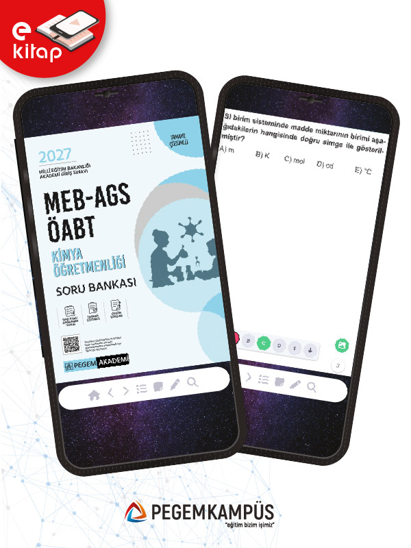 2027 MEB-AGS ÖABT Kimya Öğretmenliği E-Soru Bankası