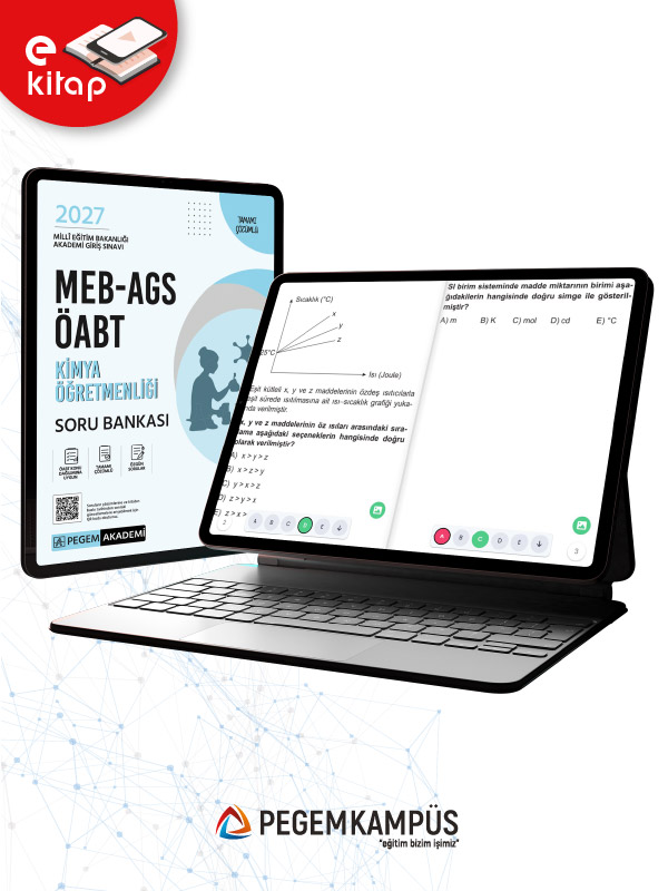 2027 MEB-AGS ÖABT Kimya Öğretmenliği E-Soru Bankası 2027 MEB-AGS ÖABT Kimya Öğretmenliği E-Soru Bankası