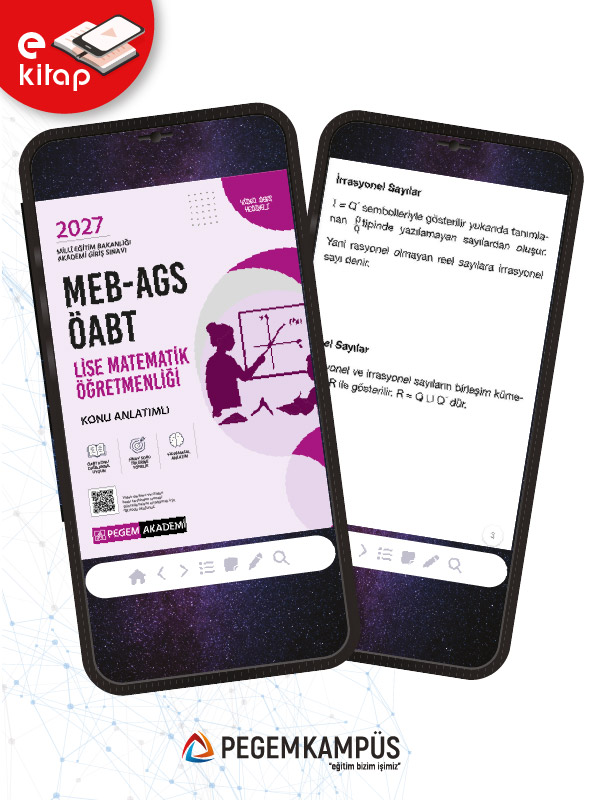 2027 MEB-AGS ÖABT Lise Matematik Öğretmenliği Konu Anlatımlı E-Kitap Seti