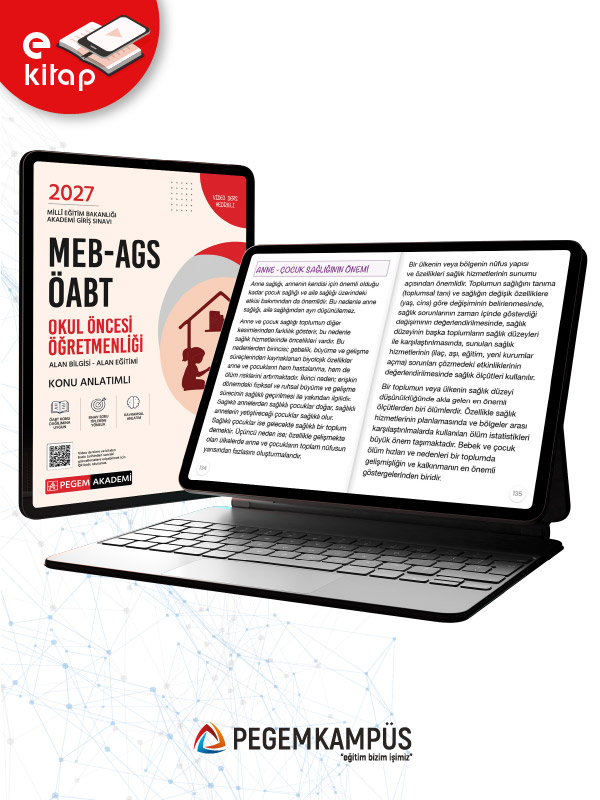 2027 MEB-AGS ÖABT Okul Öncesi Öğretmenliği Konu Anlatımlı E-Kitap