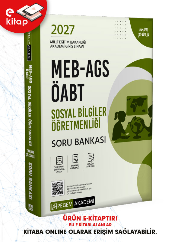 2027 MEB-AGS ÖABT Sosyal Bilgiler Öğretmenliği E-Soru Bankası