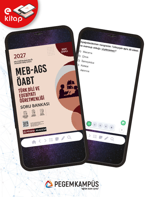 2027 MEB-AGS ÖABT Türk Dili ve Edebiyatı Öğretmenliği E-Soru Bankası