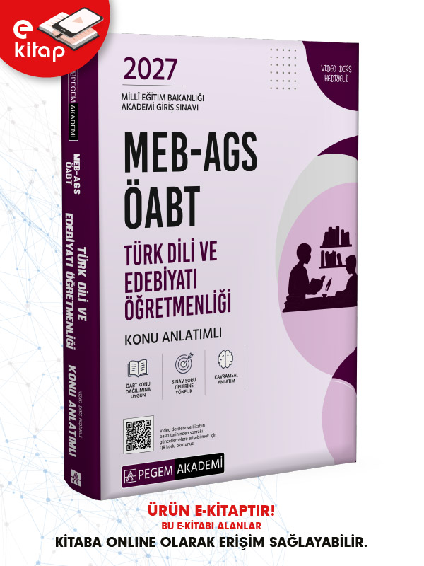 2027 MEB-AGS ÖABT Türk Dili ve Edebiyatı Öğretmenliği Konu Anlatımlı E-Kitap
