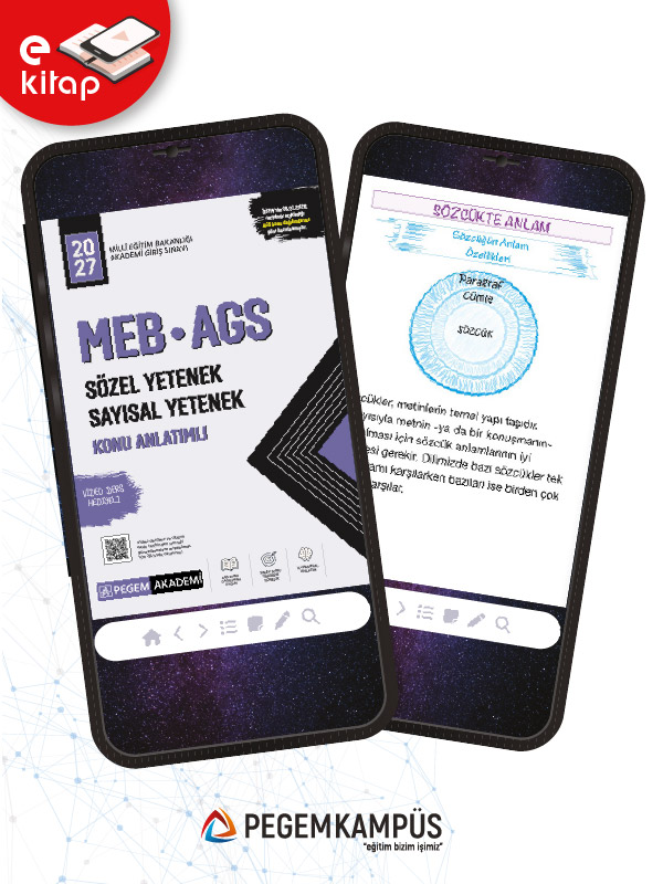2027 MEB-AGS Sözel Yetenek-Sayısal Yetenek Konu Anlatımlı E-Kitap 2027 MEB-AGS Sözel Yetenek-Sayısal Yetenek Konu Anlatımlı E-Kitap