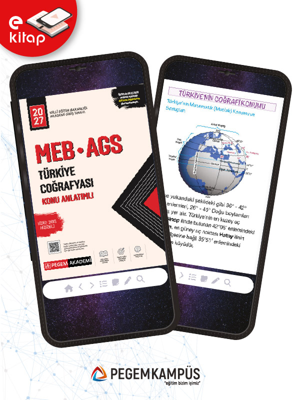 2027 MEB-AGS Türkiye Coğrafyası Konu Anlatımlı E-Kitap