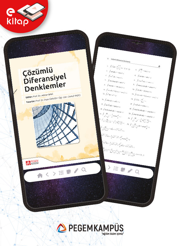 Çözümlü Diferansiyel Denklemler (e-kitap) Çözümlü Diferansiyel Denklemler (e-kitap)