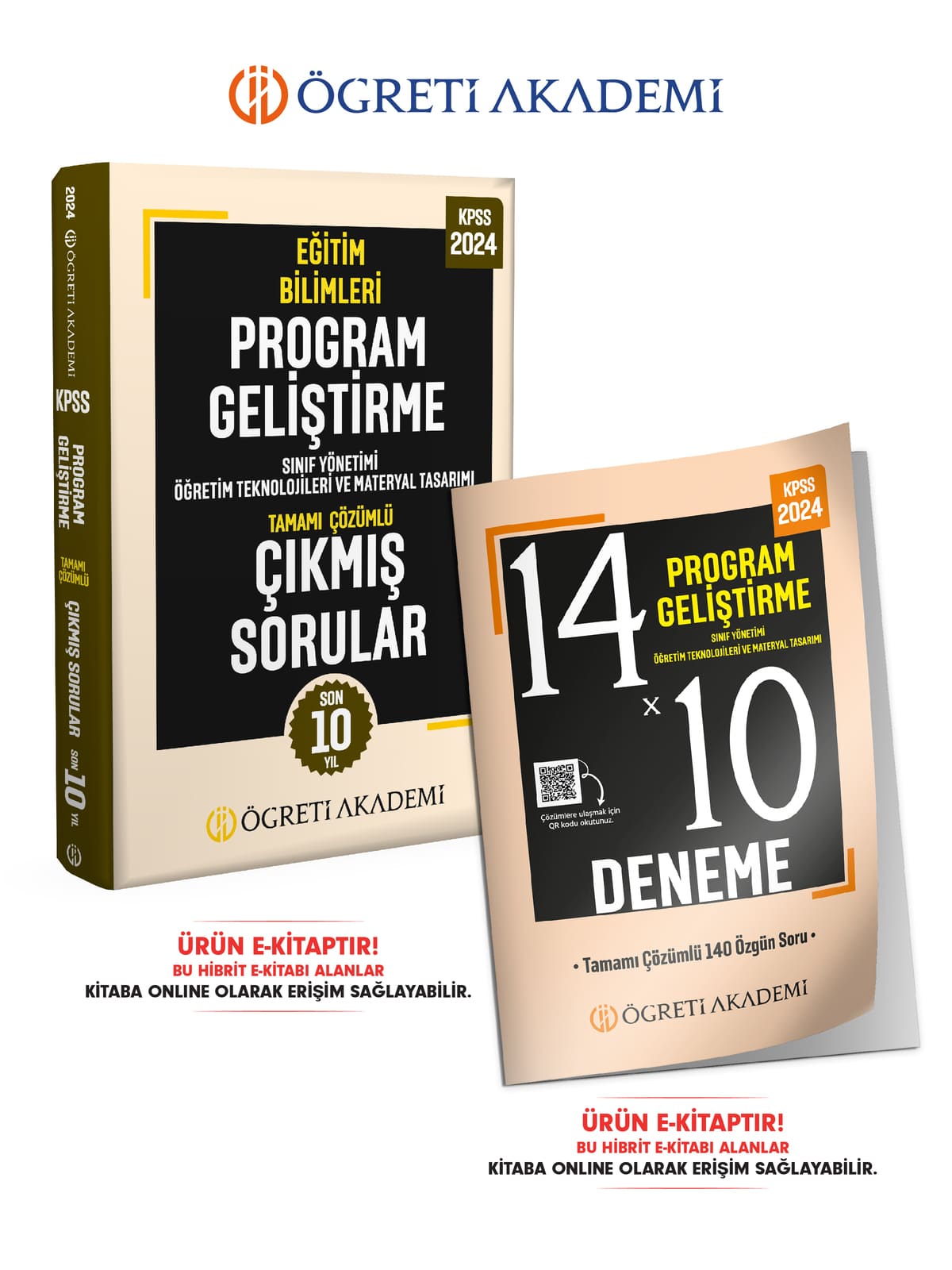 E-KİTAP 2024 Eğitim Bilimleri Program Geliştirme Deneme+Çıkmış Sorular Seti (2 Kitap)