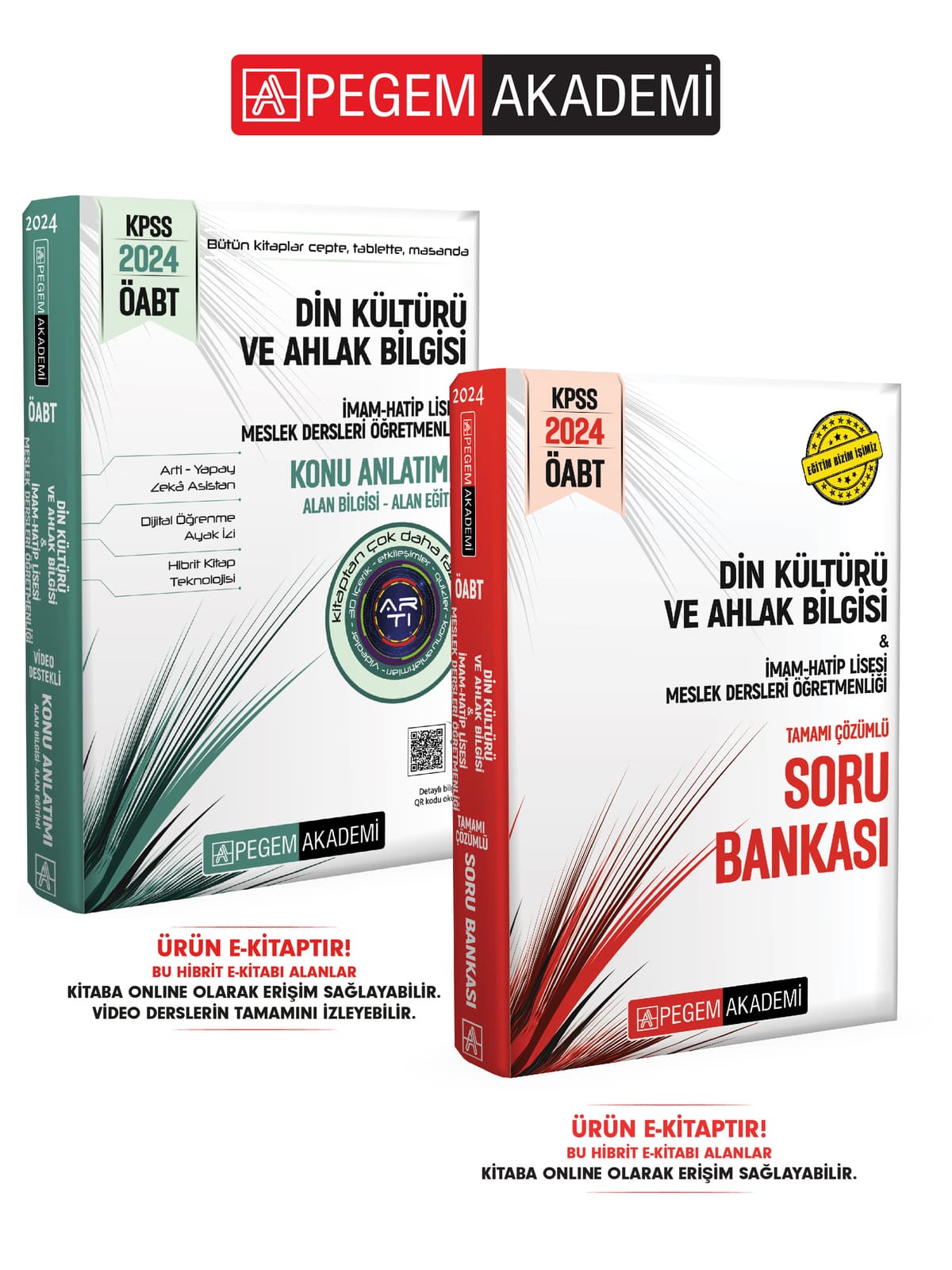 E-KİTAP 2024 KPSS ÖABT Din Kültürü ve Ahlak Bilgisi-İmam Hatip Lisesi Meslek Lisesi ve 2024 Soru Bankası  Seti (2 Kitap)