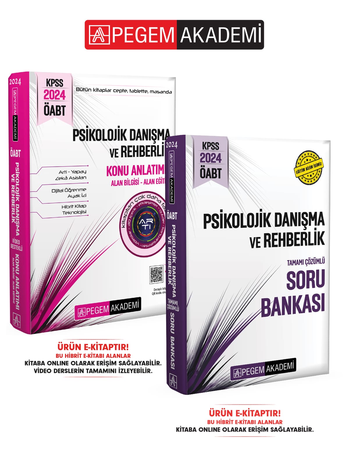 E-KİTAP 2024 KPSS ÖABT Psikolojik Danışma ve Rehberlik Konu Anlatımlı  ve 2024 Soru Bankası  Seti (2.Kitap)