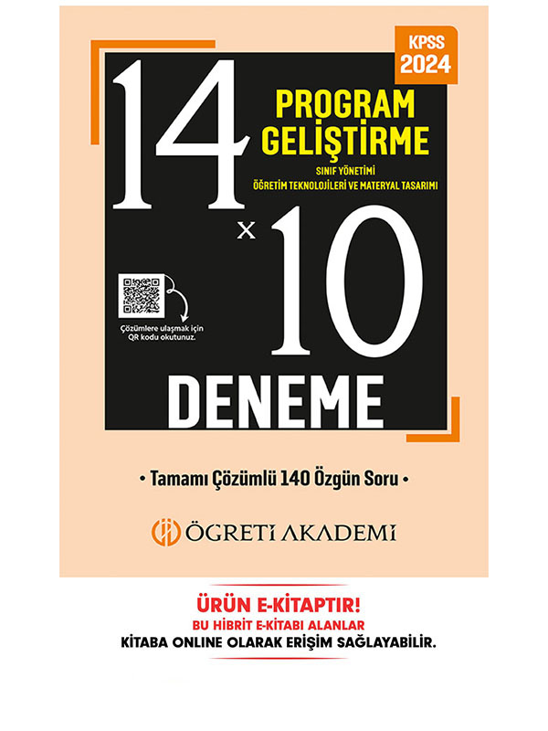 KPSS Eğitim Bilimleri 14x10 Program Geliştirme Sınıf Yönetimi Öğretim Teknolojileri ve Materyal Tasarımı E-Kitap KPSS Eğitim Bilimleri 14x10 Program Geliştirme Sınıf Yönetimi Öğretim Teknolojileri ve Materyal Tasarımı E-Kitap