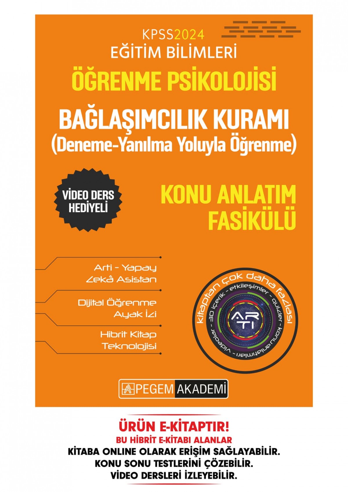 KPSS Öğrenme Psikolojisi - Bağlaşımcılık (Bağ Kuramı - Araçsal Koşullanma) Kuramı Konu Fasikülü