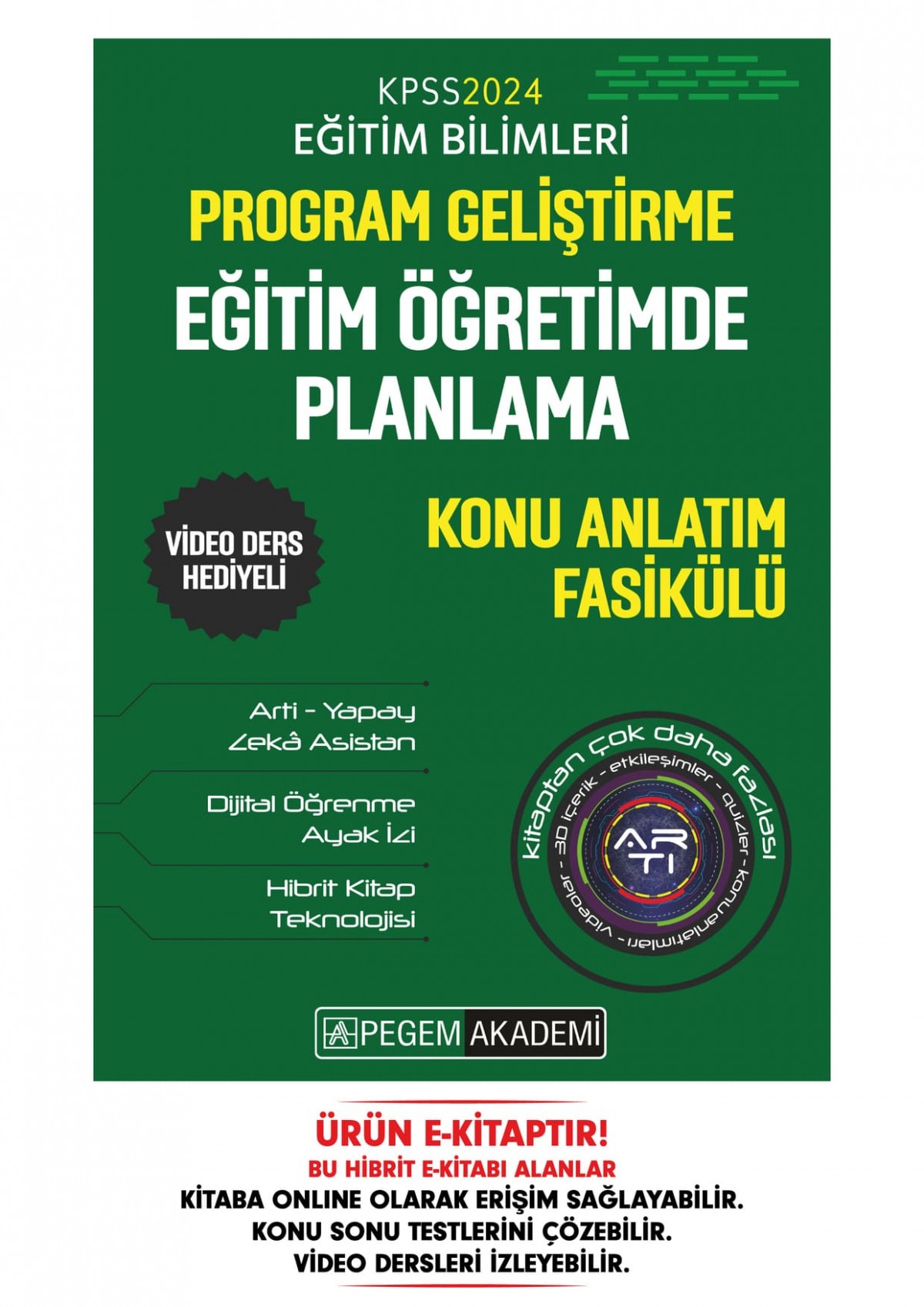 KPSS Program Geliştirme - Eğitim Öğretimde Planlama Konu Fasikülü