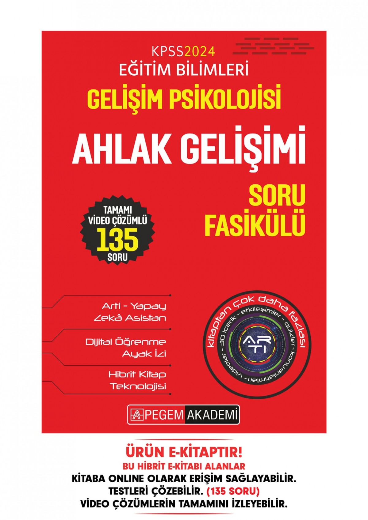KPSS Eğitim Bilimleri Gelişim Psikolojisi - Ahlak Gelişimi Soru Fasikülü