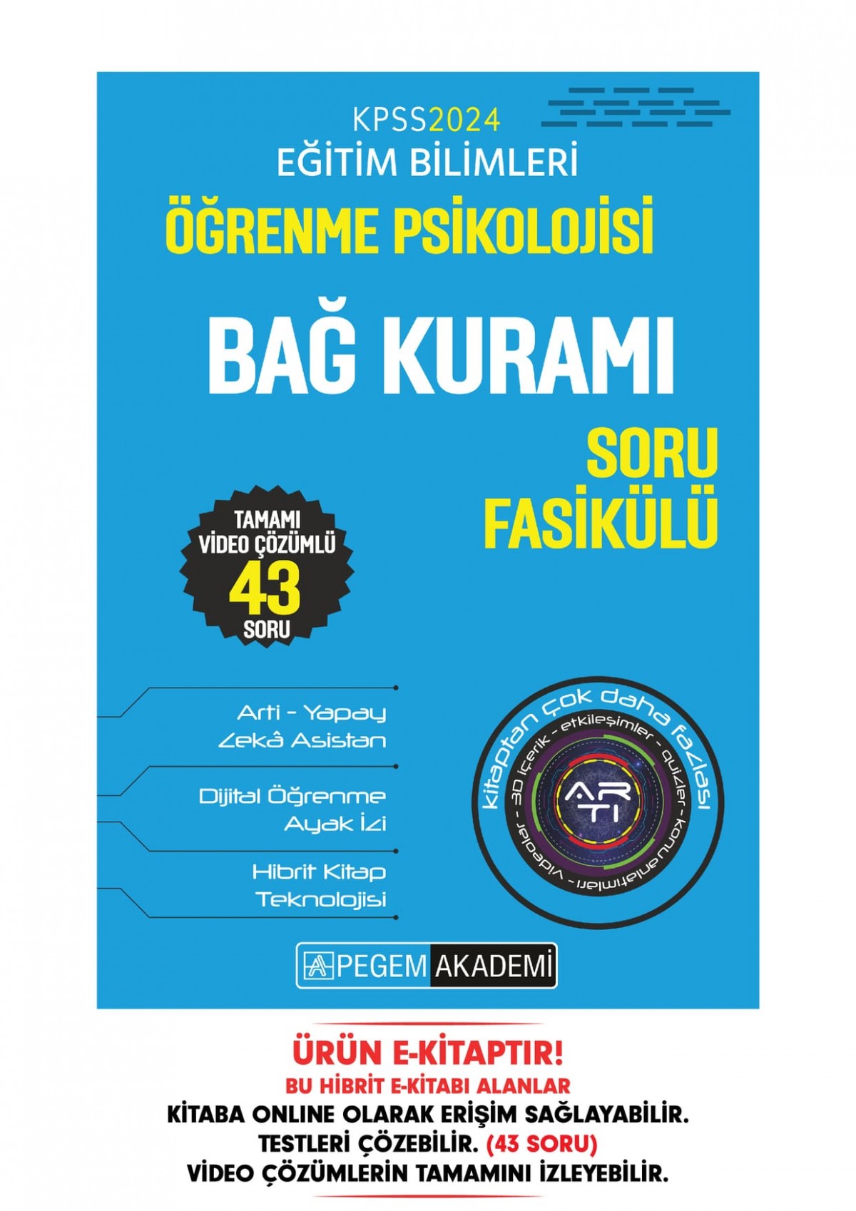 KPSS Eğitim Bilimleri Öğrenme Psikolojisi - Bağ Kuramı Soru Fasikülü