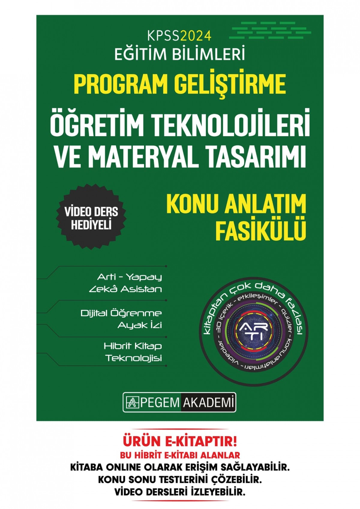KPSS Program Geliştirme - Öğretim Teknolojileri ve Materyal Tasarımı Konu Fasikülü