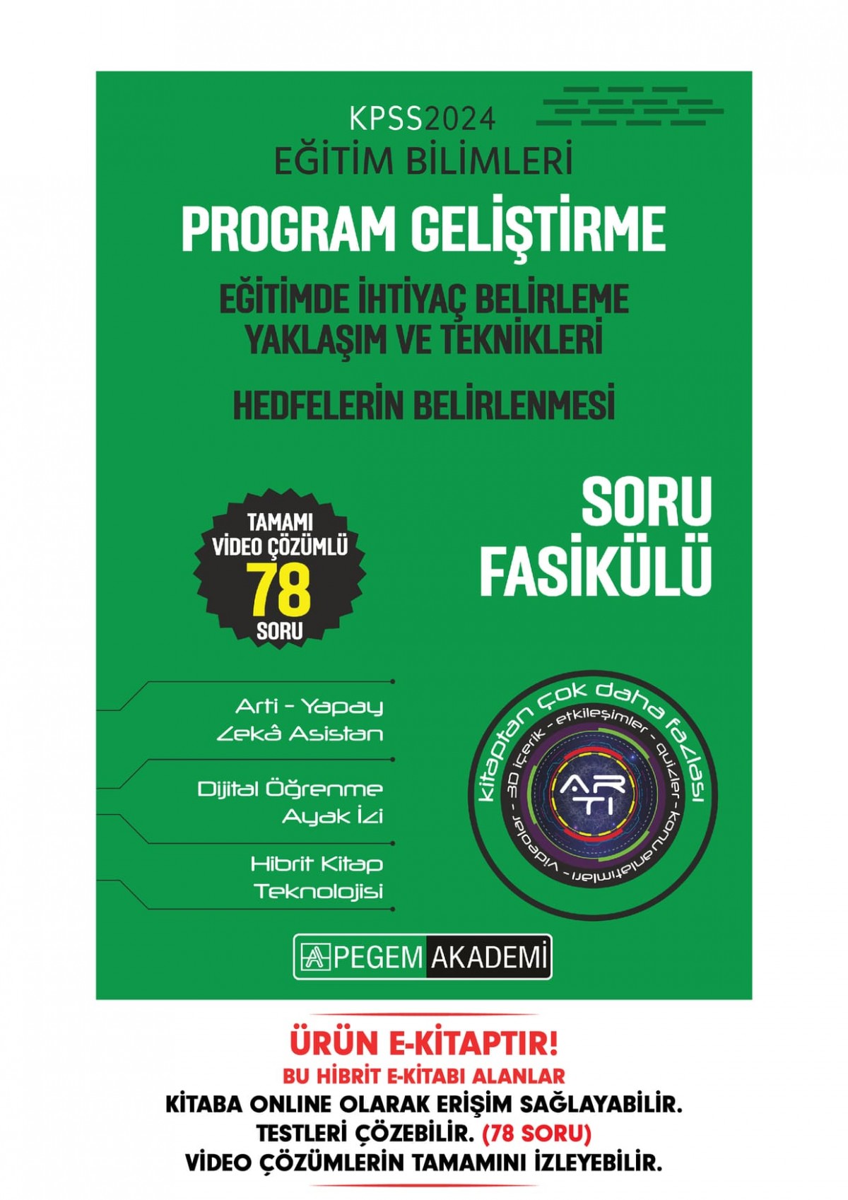 KPSS Eğitim Bilimleri Program Geliştirme - Eğitimde İhtiyaç Belirleme Yaklaşım ve Teknikleri - Hedef