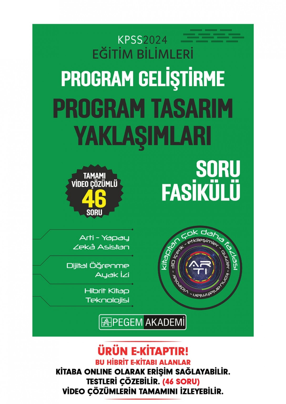 KPSS Eğitim Bilimleri Program Geliştirme - Program Tasarım Yaklaşımları Soru Fasikülü