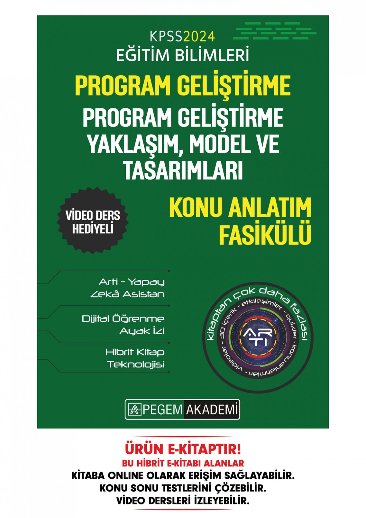 KPSS Program Geliştirme - Program Geliştirme Yaklaşım - Model ve Tasarımları Konu Fasikülü