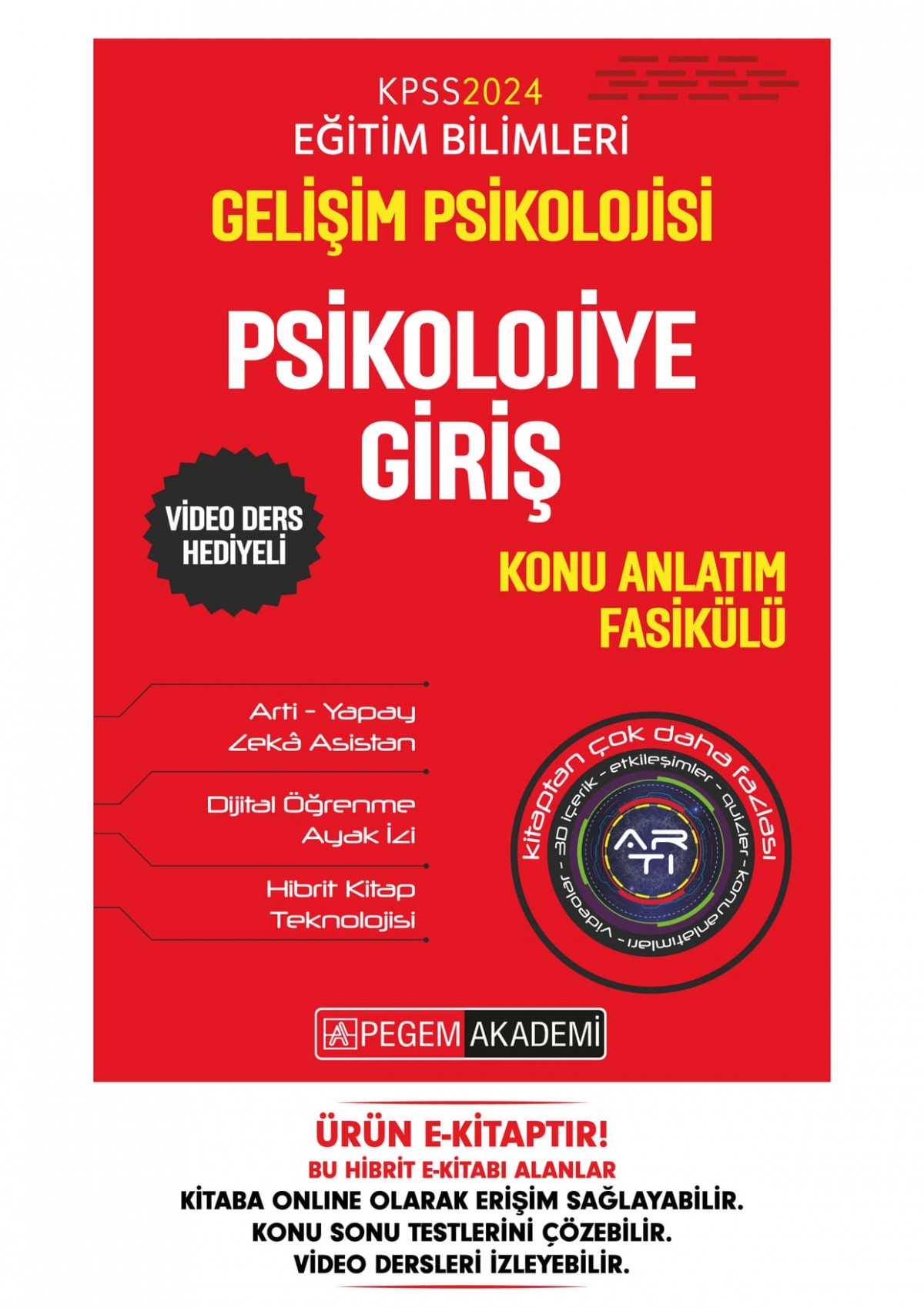 KPSS Gelişim Psikolojisi - Psikolojiye Giriş Konu Fasikülü
